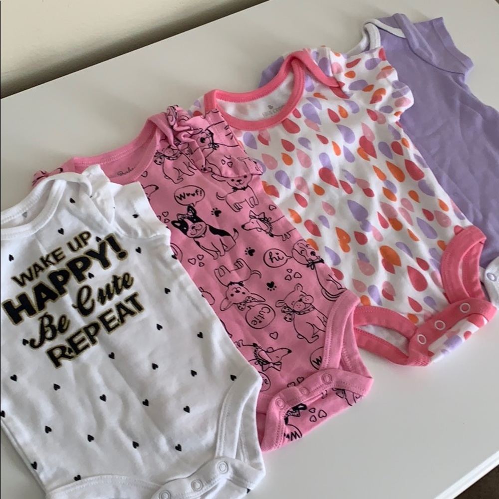 Baby Girl Bodysuit Lot